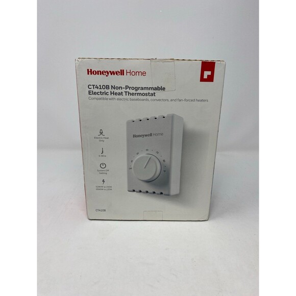 Honeywell CT410A Non-Programmable Electric Heat Thermostat New Open Box - Picture 1 of 4